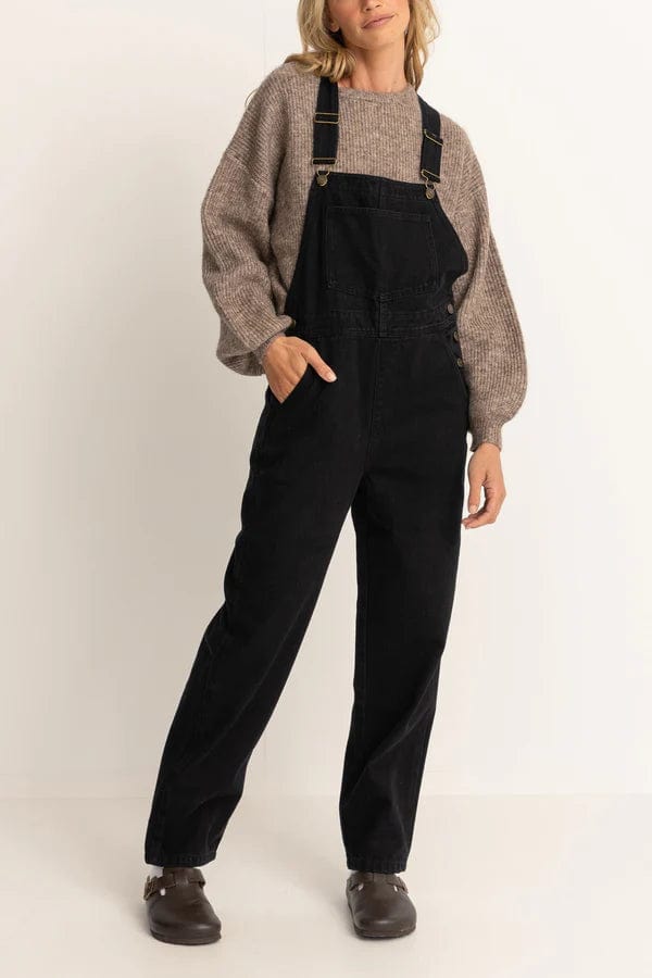 Rhythm. Salopettes M Daybreak Ovralls Black
