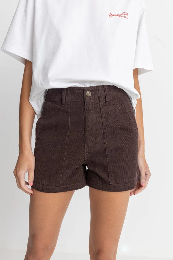 Rhythm. Short Fatigue Corduroy Short Chocolate