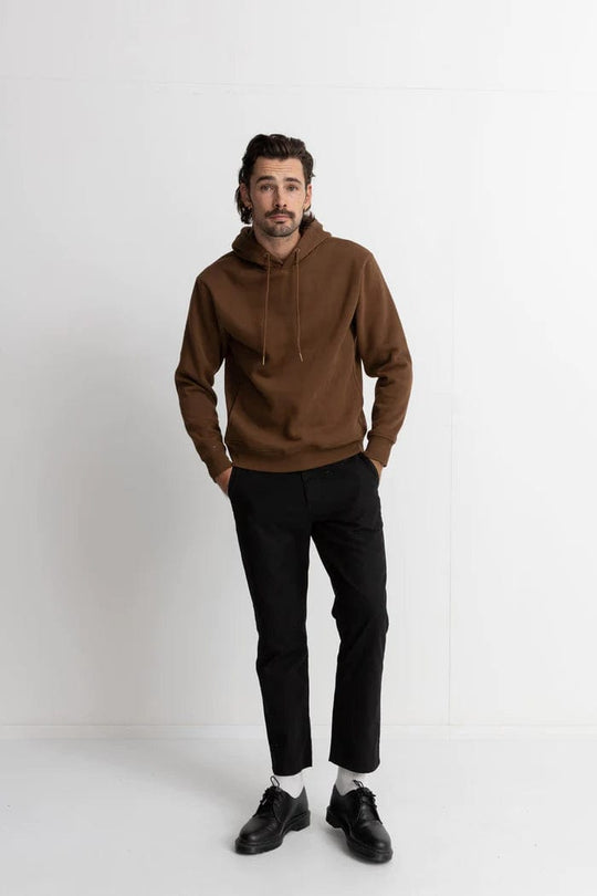 Rhythm. Sweat & Pull Classic Hood Fleece Chocolate