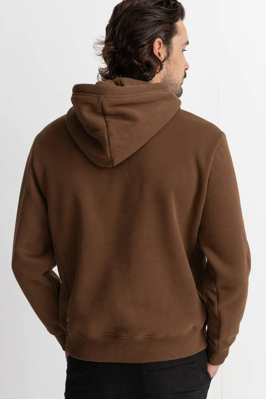 Rhythm. Sweat & Pull Classic Hood Fleece Chocolate