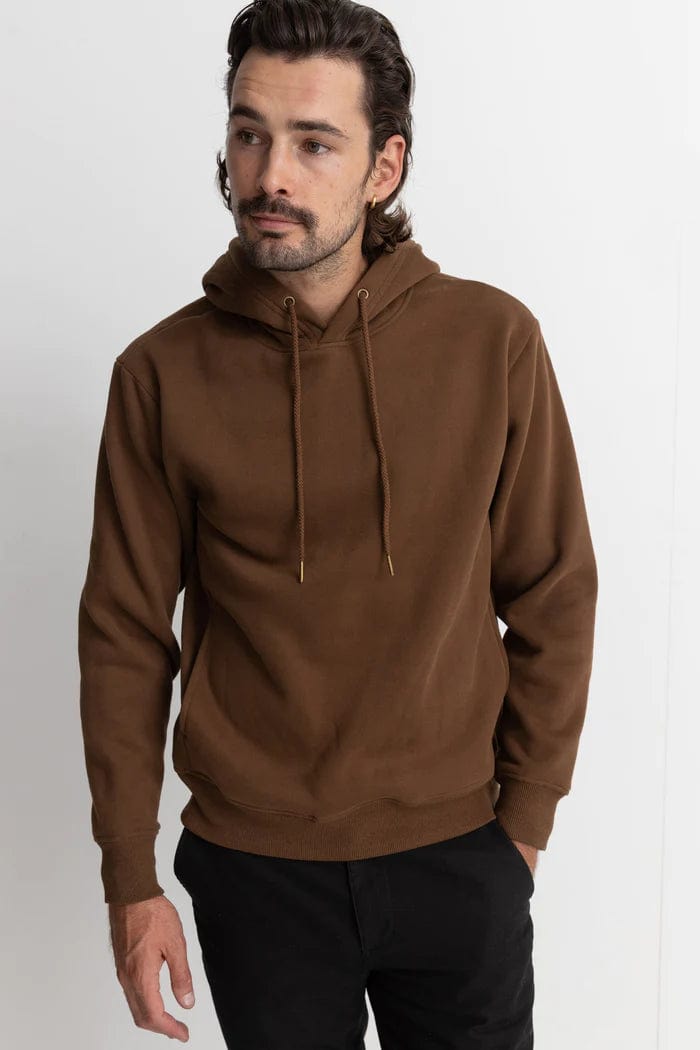 Rhythm. Sweat & Pull Classic Hood Fleece Chocolate