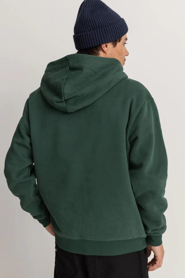 Rhythm. Sweat & Pull Embroidered Fleece Hood Pine