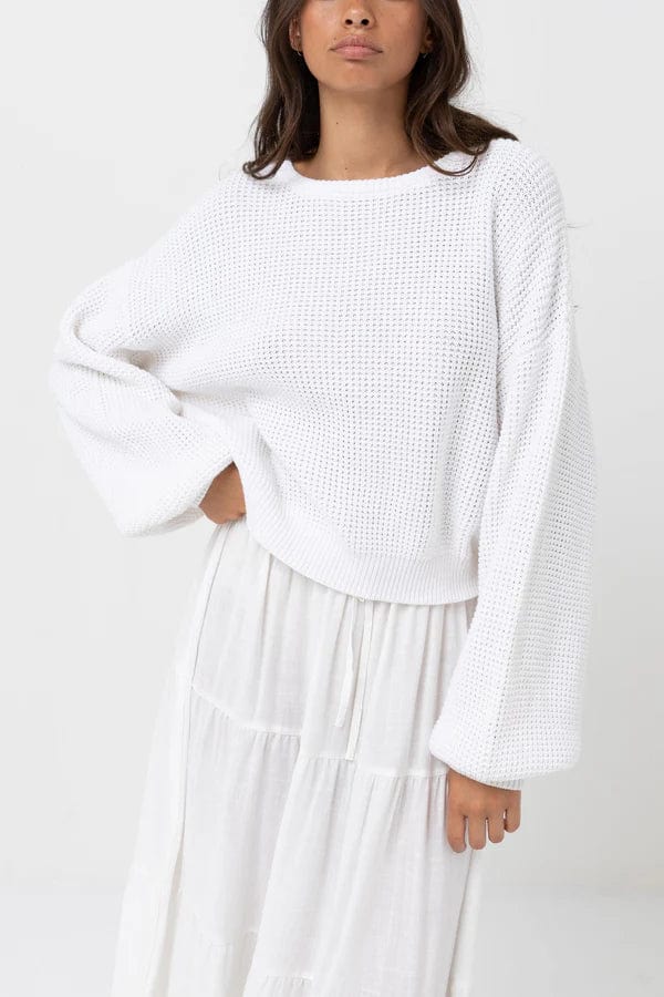 Rhythm. T-shirt Classic Knit Jumper White