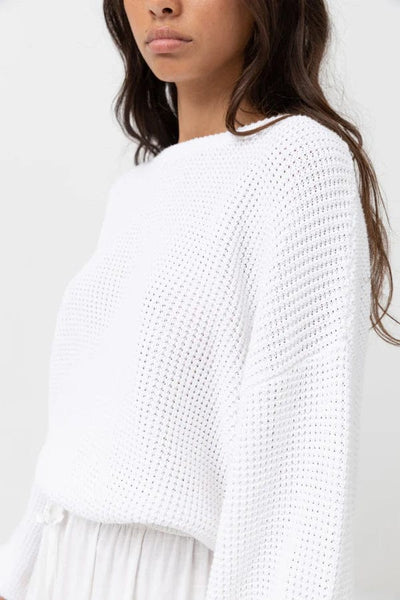 Rhythm. T-shirt Classic Knit Jumper White