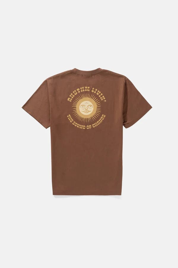 Rhythm. T-shirt Sun Life Ss T-Shirt Chocolate