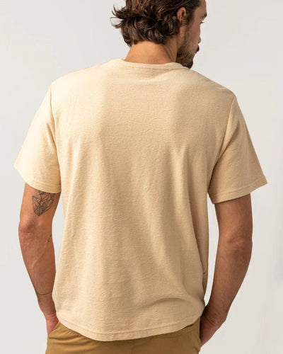 Rhythm. T-shirt Textured SS T-Shirt Ecru