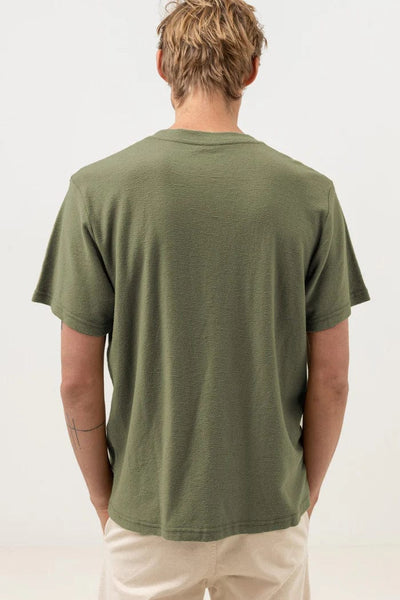 Rhythm. T-shirt Textured SS T-Shirt Olive