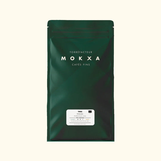 Café du Rwanda BIO Taba en grains — paquet torréfié à Lyon, Mates Café