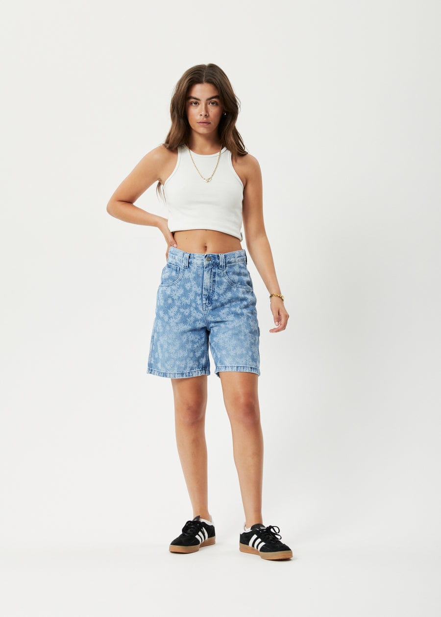 Afends Short Fink Emilie Hemp Denim Carpenter Shorts