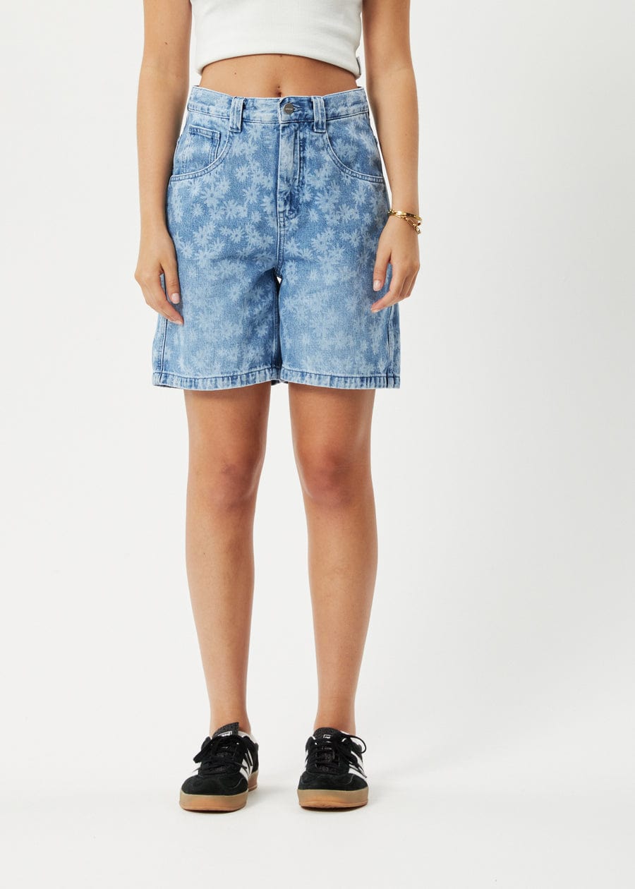 Afends Short Fink Emilie Hemp Denim Carpenter Shorts