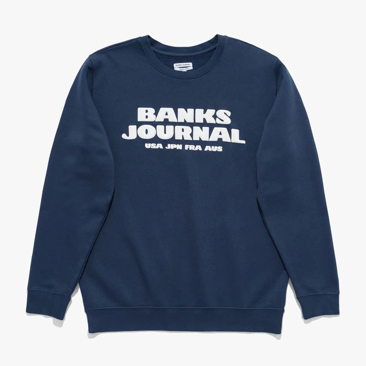 Banks Journal Sweat & Pull Featurette - Graphic Fleece Hood Insignia Blue