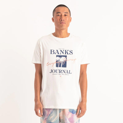 Banks Journal T-shirt Sundown Off White