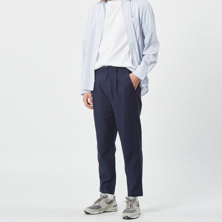 Minimum Pantalons Frode 9795 pantalon décontracté - navy blazer