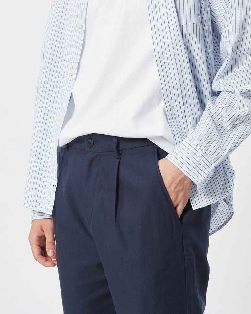 Minimum Pantalons Frode pantalon décontracté - navy blazer