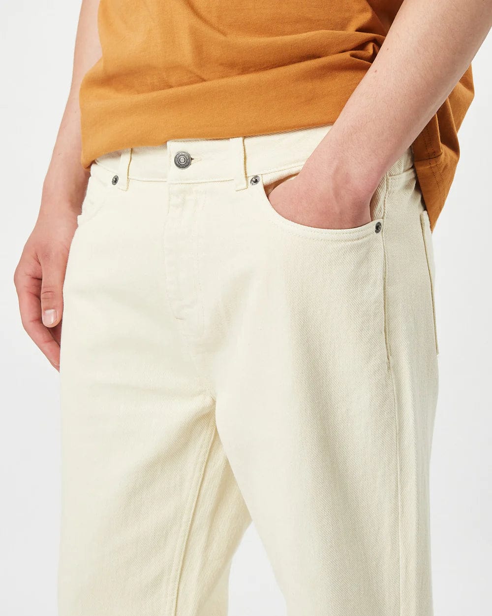 Minimum Pantalons Jeans Olaf Off White