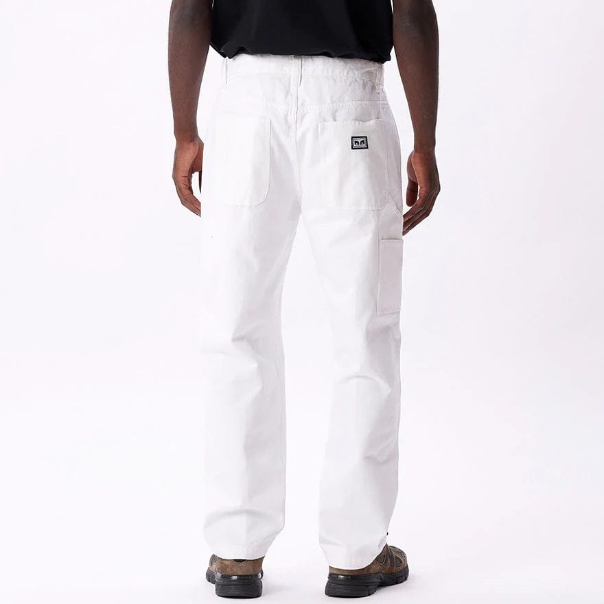 Obey Pantalons Hardwork Carpenter Pant White