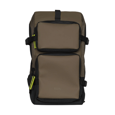 Rains Backpack ONE SIZE Charger Backpack Black-Wood