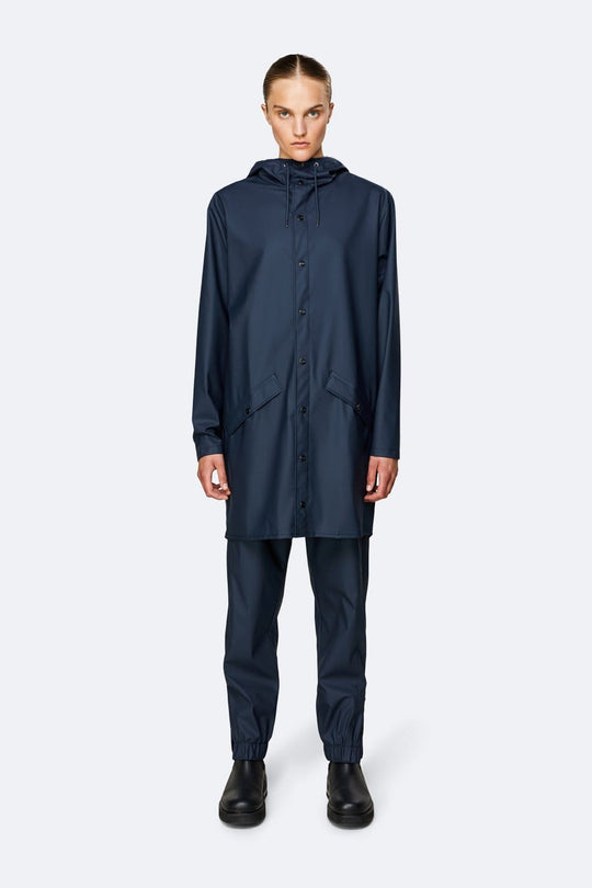 Rains Manteaux et vestes Long Jacket Blue