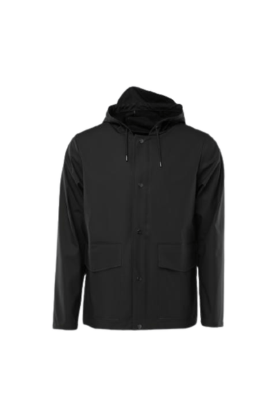 Rains Manteaux et vestes Short Hooded Coat Black