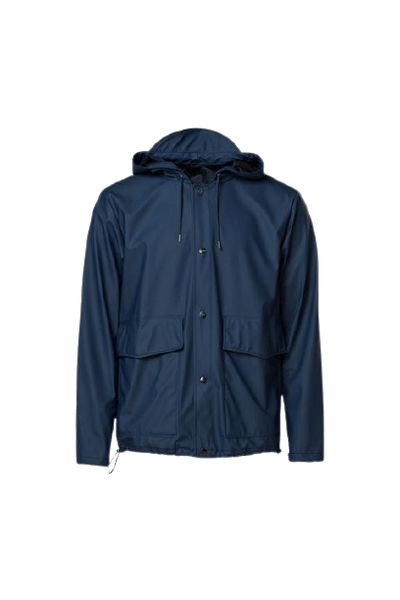 rains Manteaux et vestes Short Hooded Coat Blue
