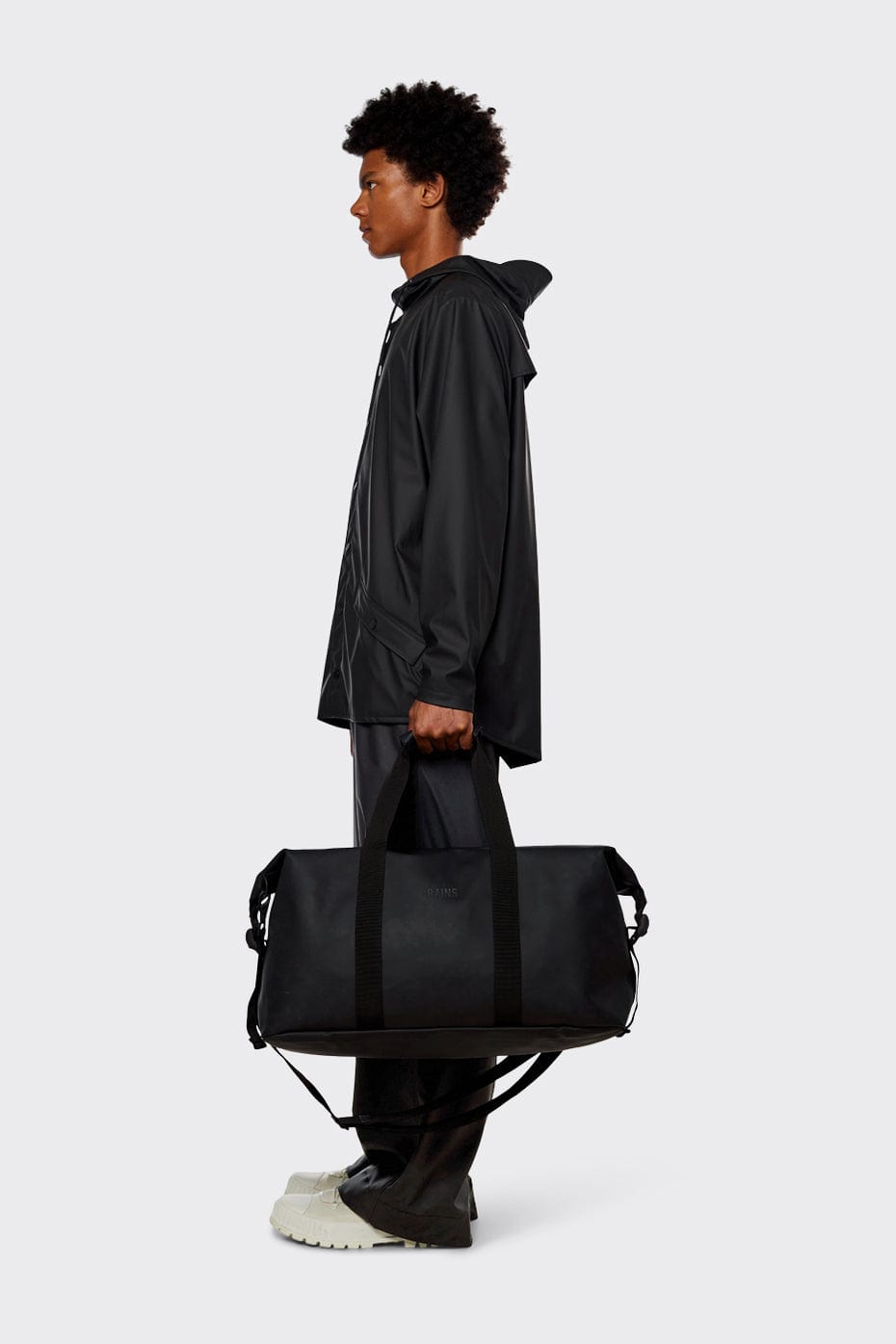 Rains Sac Taille Unique Weekend Bag Black
