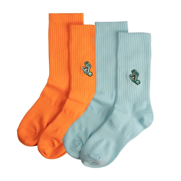 Santa Cruz One size Mini Hand Socks Orange/blue