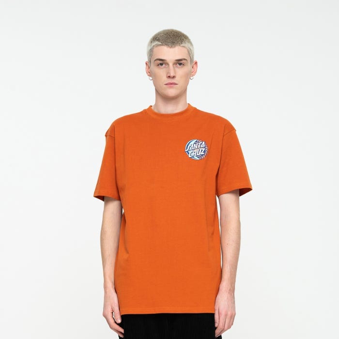 Santa Cruz T-shirt Eclipse Dot T-Shirt Orange