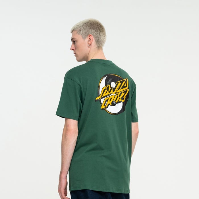 Santa Cruz T-shirt Yin Yang Dot T-Shirt Cedar