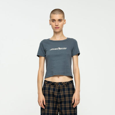 Santa Cruz T-shirt Yin Yang Strip T-Shirt Pewter