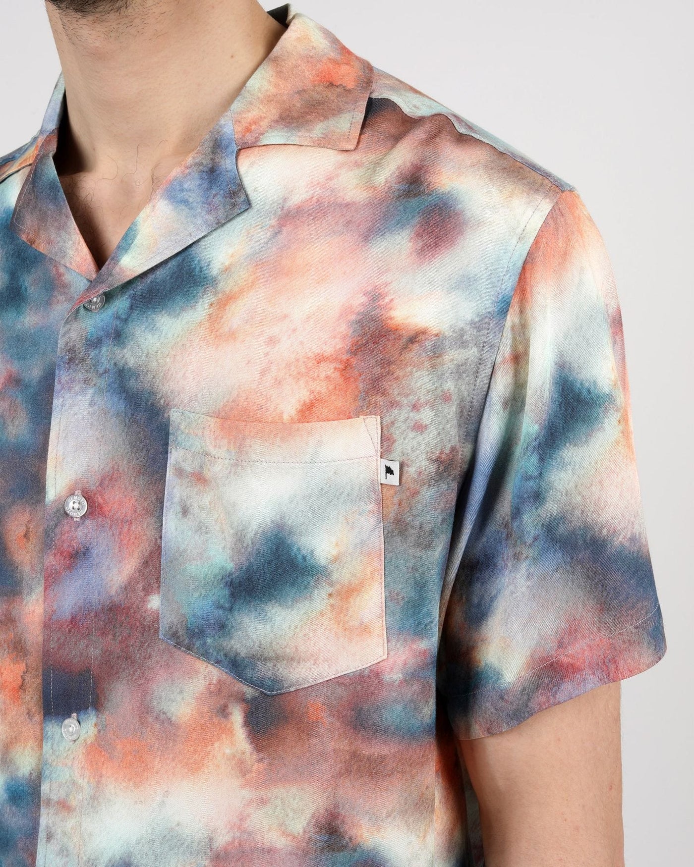 Wemoto Chemise Vernon - Short Sleeve Camp Collar Shirt - Multicolor