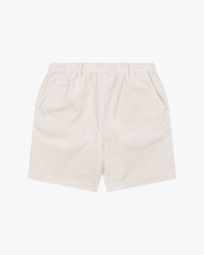 Wemoto Short Devon Cord Shorts Off White