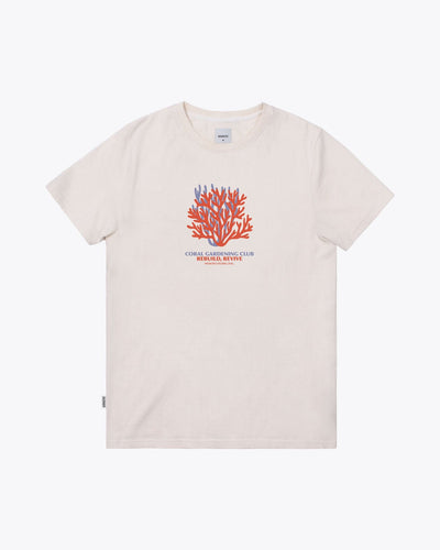 Wemoto T-shirt Coral Tee - Printed T-Shirt Natural
