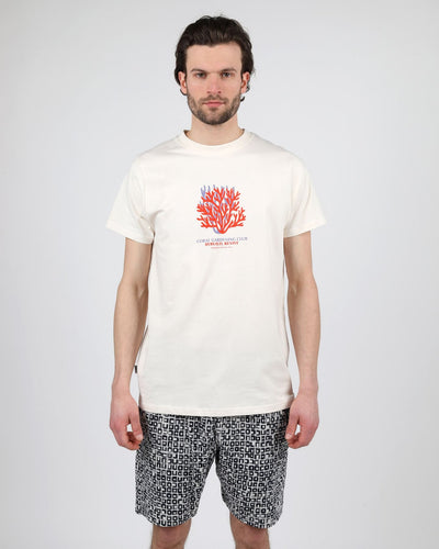 Wemoto T-shirt Coral Tee - Printed T-Shirt Natural