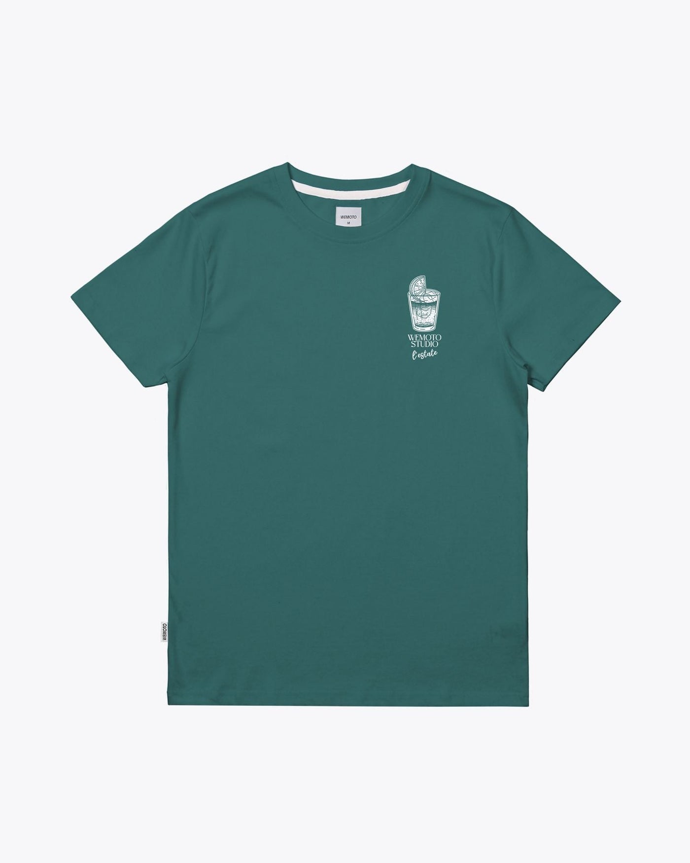 Wemoto T-shirt Estate Tee - Printed T-Shirt Teal