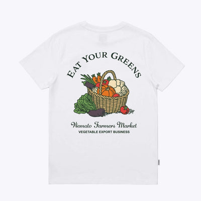 Wemoto T-shirt Vegetables Tee - White